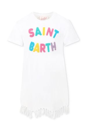 white cotton dress SAINT BARTH KIDS | ABY000104549H